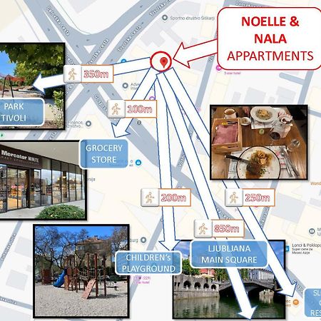 Noelle Apartment Ljubljana Kültér fotó